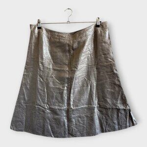 SAMOON gold metallic skirt